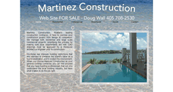 Desktop Screenshot of martinez-construction.com